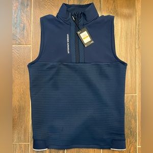 Under Armour Storm Daytona Golf Vest - Size Small - Navy Blue 1373408 NWT $90